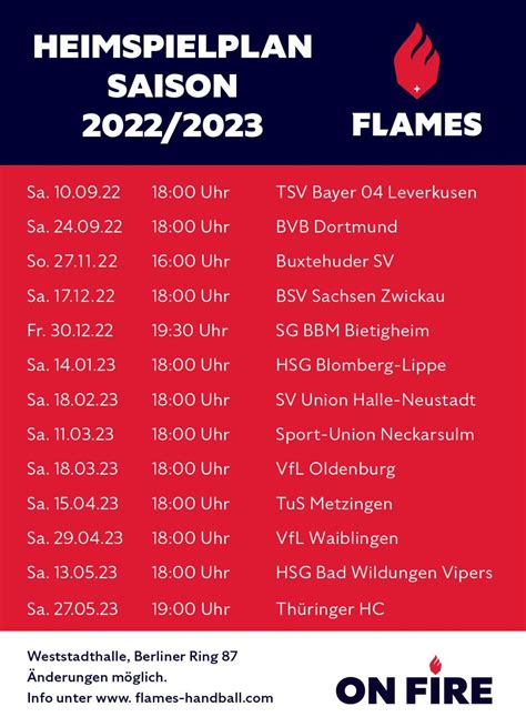 flames bensheim spielplan